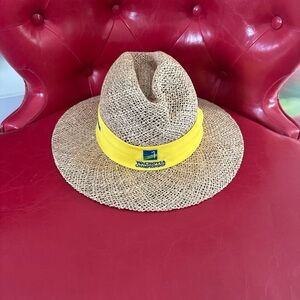 Wachovia Championship Tan Hat with Yellow Band